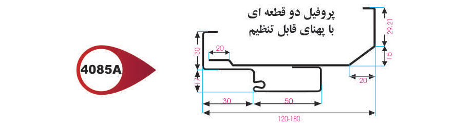 چهارچوب دو قطعه ای