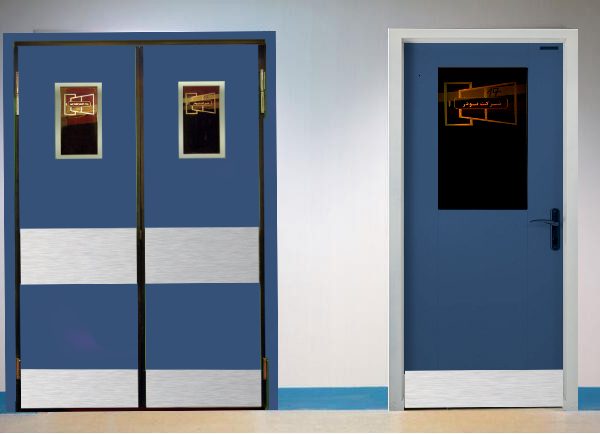 درب های بیمارستانی درهای بیمارستانی نودرشیشه دید