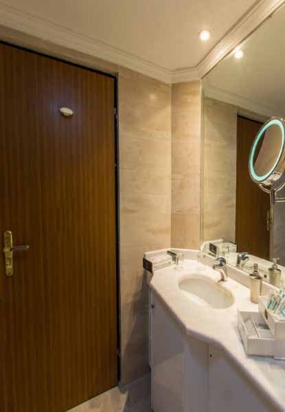 دستشویی هتل قصر درب دستشویی هتل مقاومت بالا در برابر رطوب| درب دستشویی ضد آب