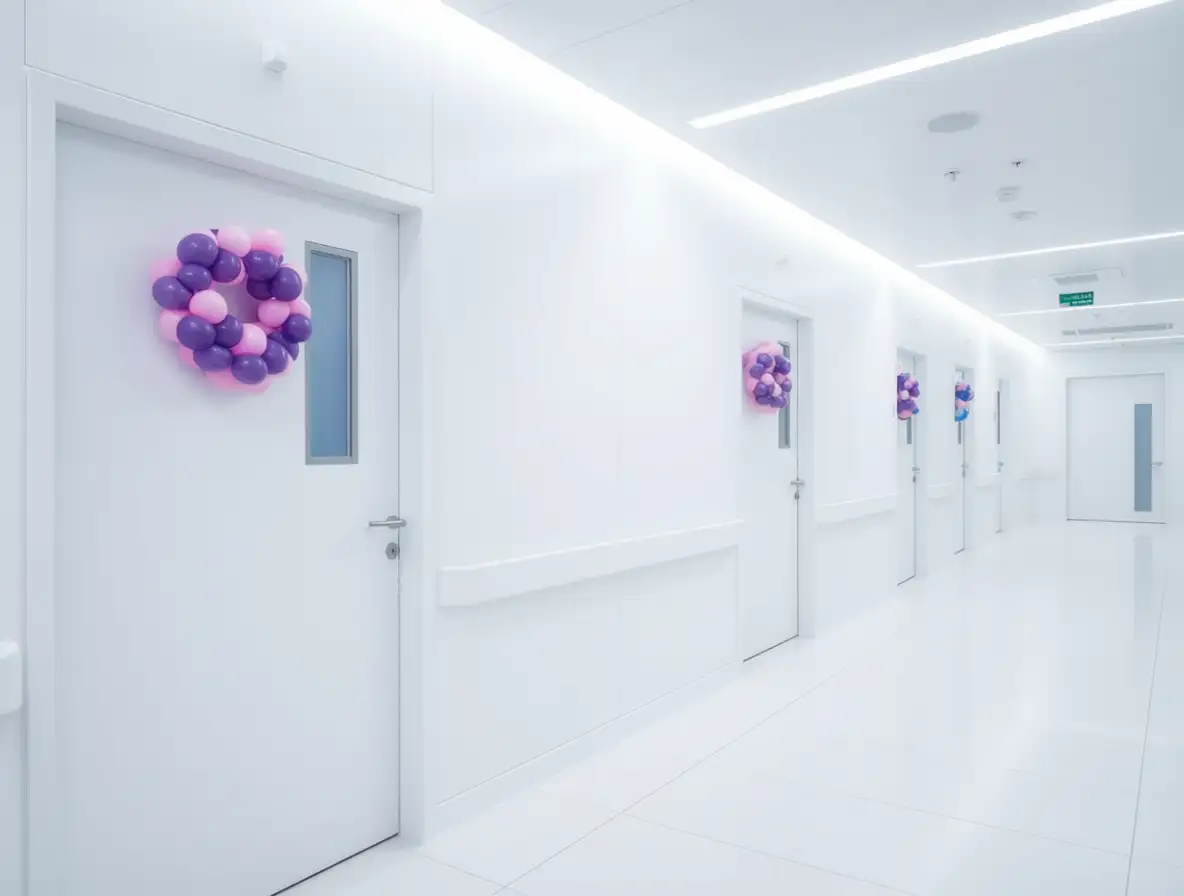 درب اتاق بیمارستان درب های اتاق بستری برای بیمارستان و درمانگاه